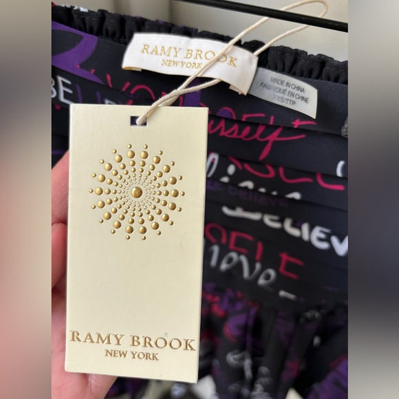 Ramy Brook Printed Mirna Smocked Mini Skirt - Picture 5 of 8